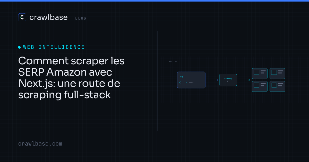 Comment scraper les SERP Amazon avec Next.js · Crawlbase Blog