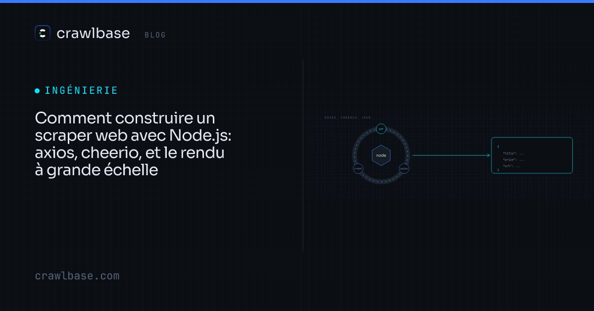 Comment construire un scraper web avec Node.js · Crawlbase Blog