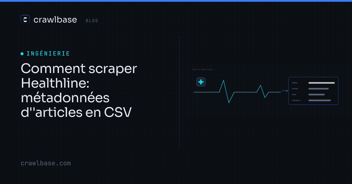 Comment scraper Healthline · Crawlbase Blog