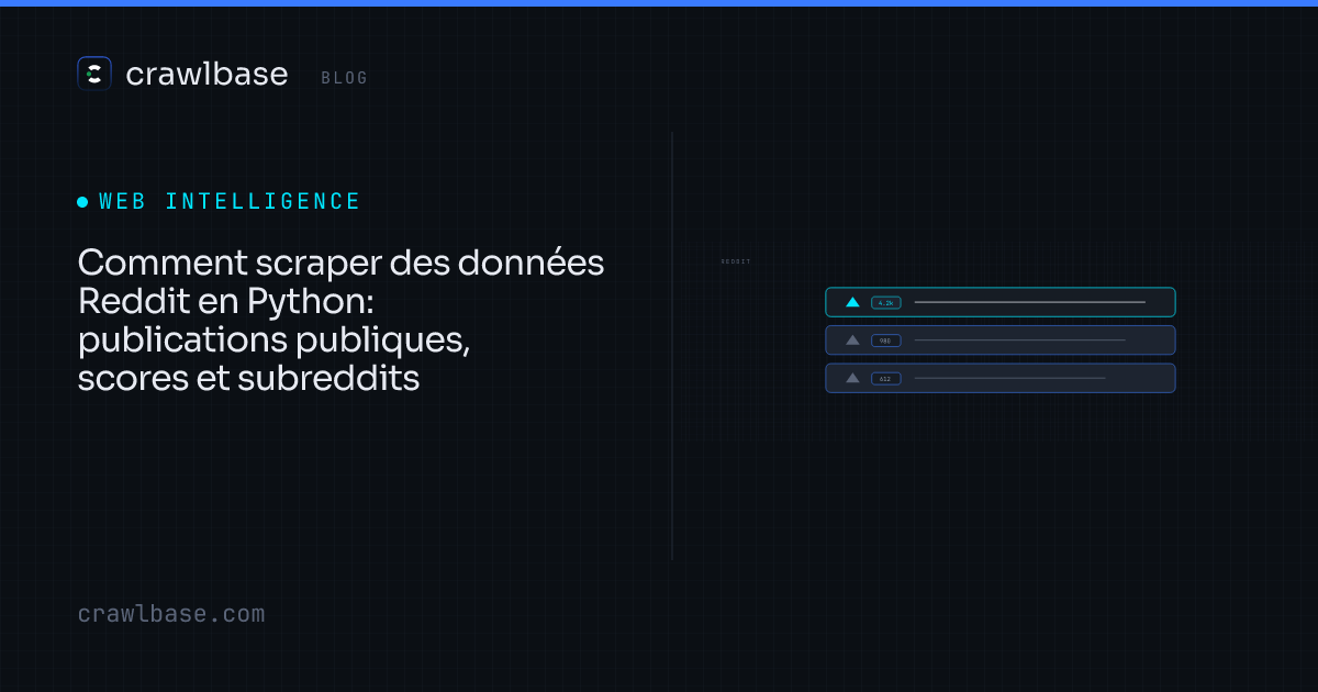 Comment scraper des données Reddit en Python · Crawlbase Blog