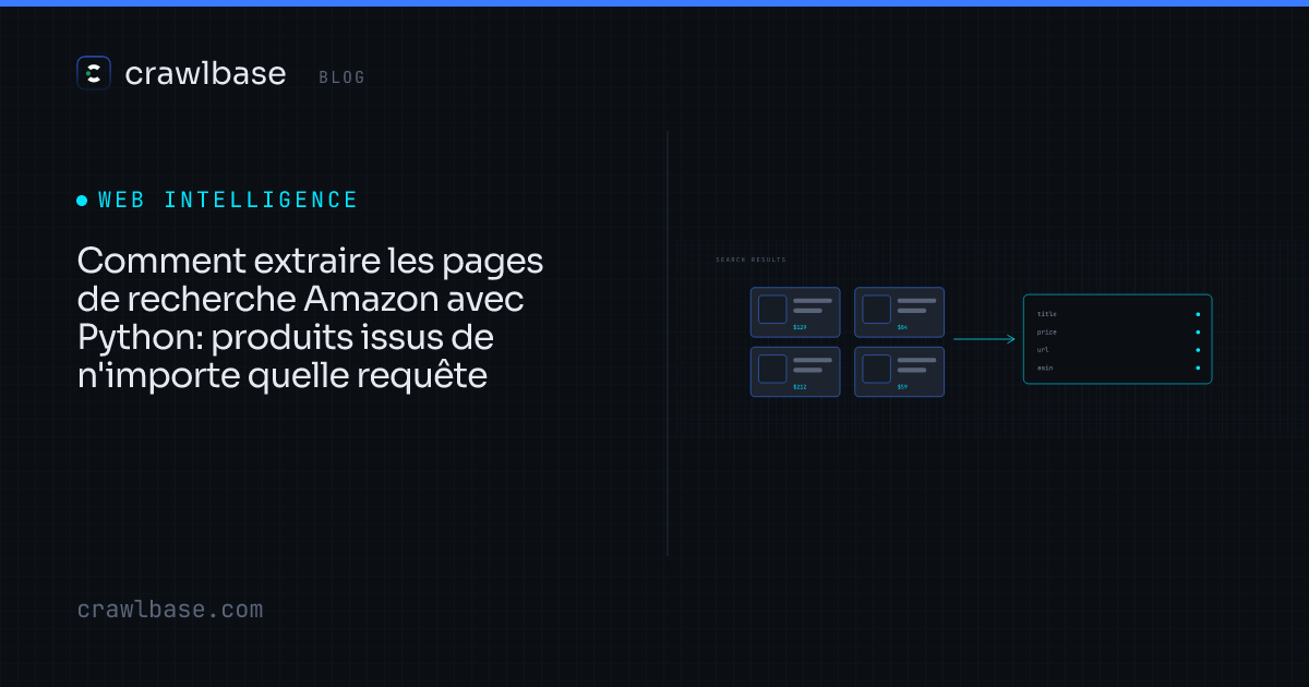 Extraire les pages de recherche Amazon avec Python · Crawlbase Blog