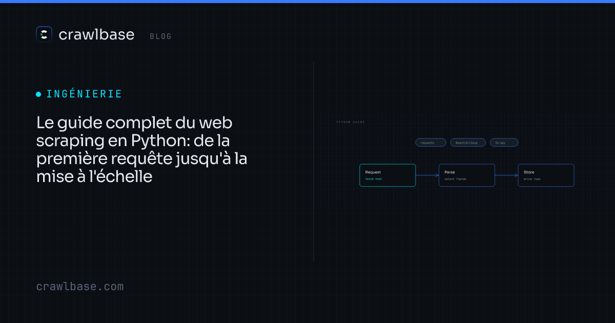 Web scraping Python : le guide complet · Crawlbase Blog